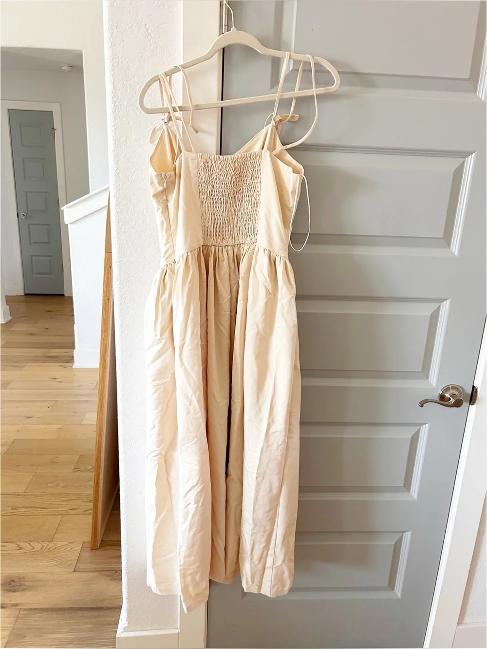 NWT Anthropologie En Saison Elspeth Drop Waist Tie Strap Midi Dress - Picture 8 of 8
